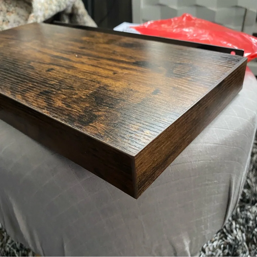 Dark Wood Floating Shelf